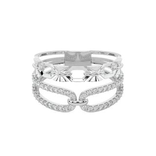 Stylish Knot Diamond Ring